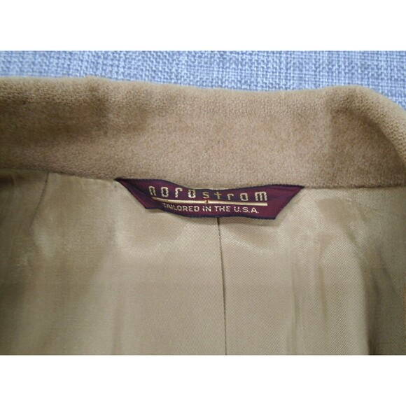 Vintage Nordstrom Blazer Camel Hair Men's Jacket Beige VTG Sport Coat 42" Chest - Picture 3 of 16